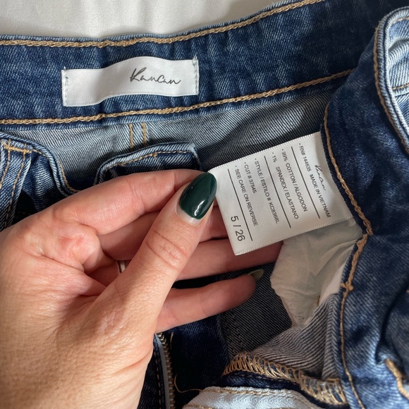 Heavily distressed Kancan Jeans - Picture 4 of 4